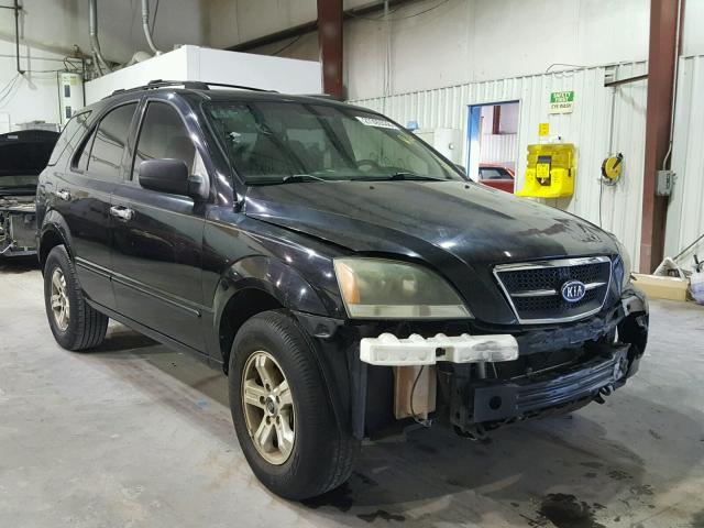 KNDJC733355344832 - 2005 KIA SORENTO EX BLACK photo 1