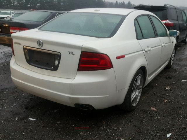 19UUA66247A012698 - 2007 ACURA TL WHITE photo 4