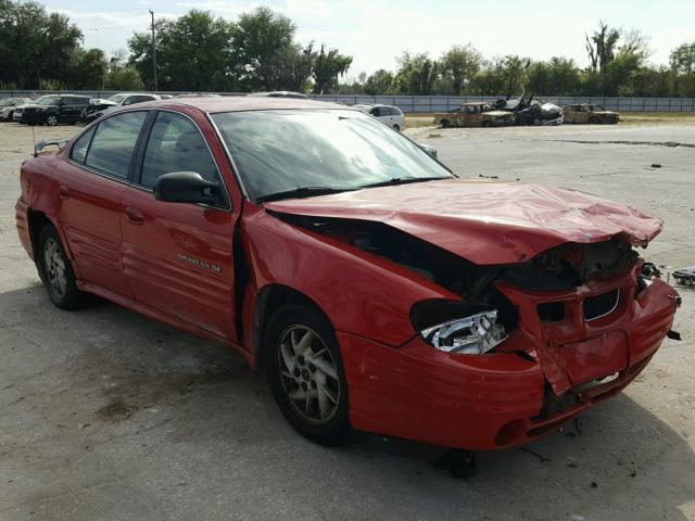 1G2NF52T31C274970 - 2001 PONTIAC GRAND AM S Կարմիր լուսանկար 1