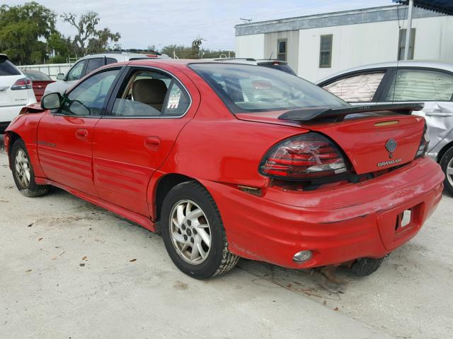 1G2NF52T31C274970 - 2001 PONTIAC GRAND AM S Կարմիր լուսանկար 3