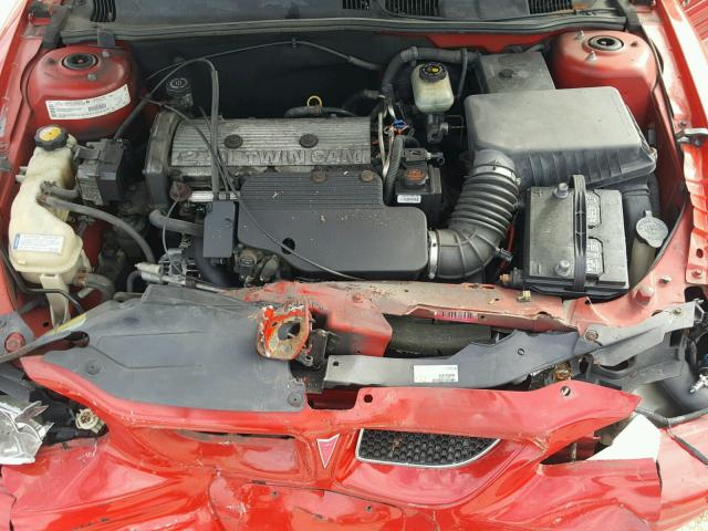 1G2NF52T31C274970 - 2001 PONTIAC GRAND AM S Կարմիր լուսանկար 7