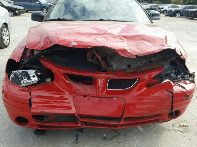 1G2NF52T31C274970 - 2001 PONTIAC GRAND AM S Կարմիր լուսանկար 9