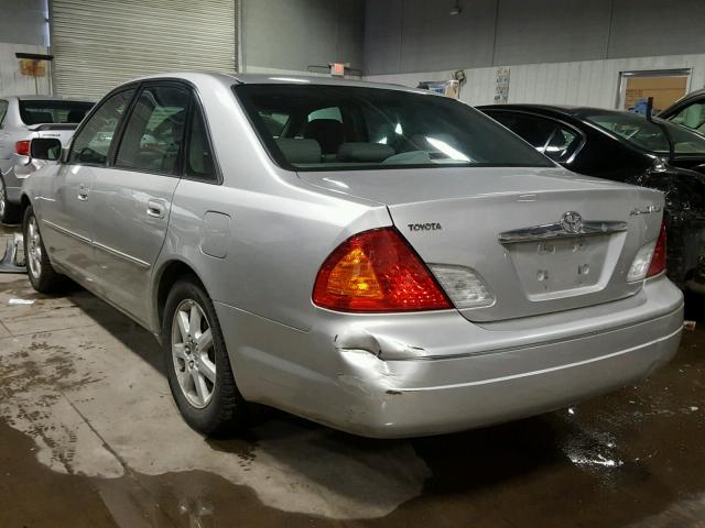 4T1BF28B22U237914 - 2002 TOYOTA AVALON XL TAN photo 3