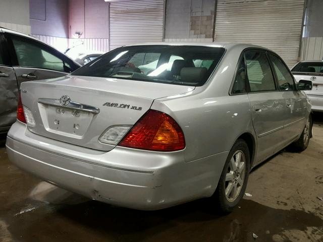 4T1BF28B22U237914 - 2002 TOYOTA AVALON XL TAN photo 4