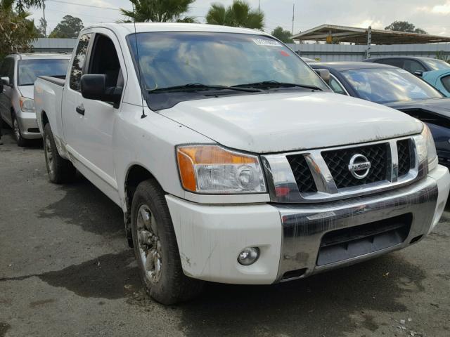 1N6AA0CA5CN327276 - 2012 NISSAN TITAN S WHITE photo 1