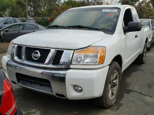 1N6AA0CA5CN327276 - 2012 NISSAN TITAN S WHITE photo 2