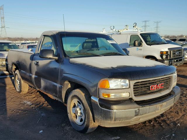 1GTEC14W12Z202099 - 2002 GMC NEW SIERRA GRAY photo 1