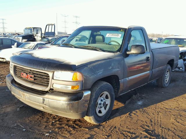 1GTEC14W12Z202099 - 2002 GMC NEW SIERRA GRAY photo 2