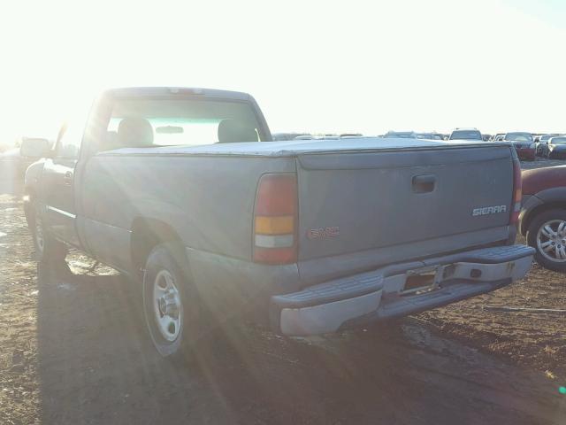 1GTEC14W12Z202099 - 2002 GMC NEW SIERRA GRAY photo 3