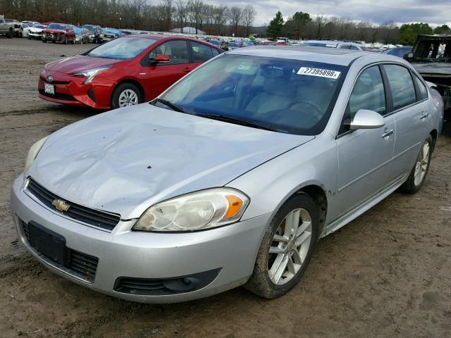 2G1WC5EM0A1100494 - 2010 CHEVROLET IMPALA LTZ SILVER photo 2