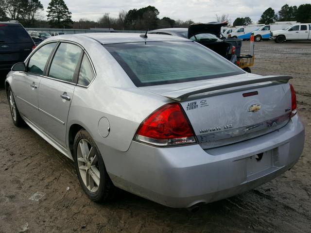 2G1WC5EM0A1100494 - 2010 CHEVROLET IMPALA LTZ SILVER photo 3