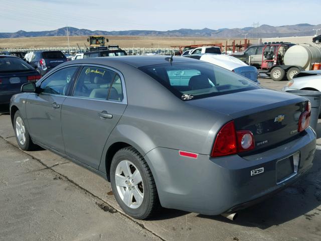 1G1ZF57558F246211 - 2008 CHEVROLET MALIBU HYB GRAY photo 3