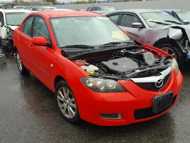 JM1BK12G581840154 - 2008 MAZDA 3 I RED photo 1