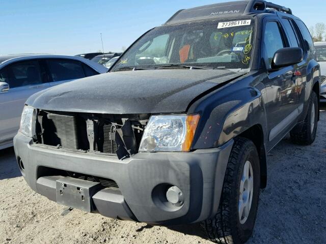 5N1AN08U26C503707 - 2006 NISSAN XTERRA OFF BLACK photo 2