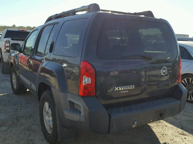 5N1AN08U26C503707 - 2006 NISSAN XTERRA OFF BLACK photo 3