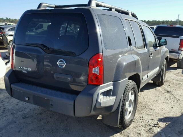 5N1AN08U26C503707 - 2006 NISSAN XTERRA OFF BLACK photo 4