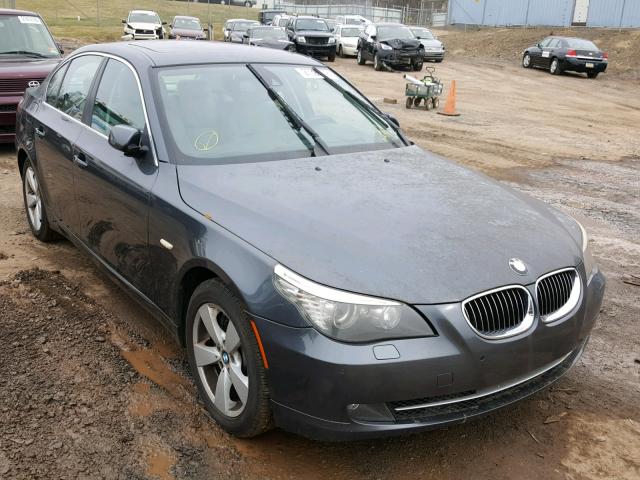 WBANV13568CZ57583 - 2008 BMW 528 XI GRAY photo 1