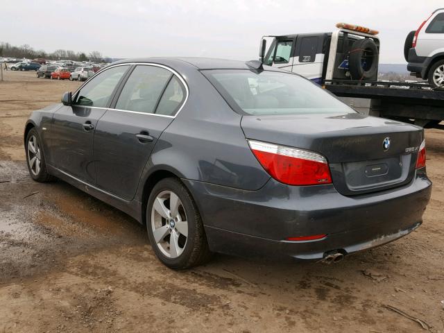 WBANV13568CZ57583 - 2008 BMW 528 XI GRAY photo 3