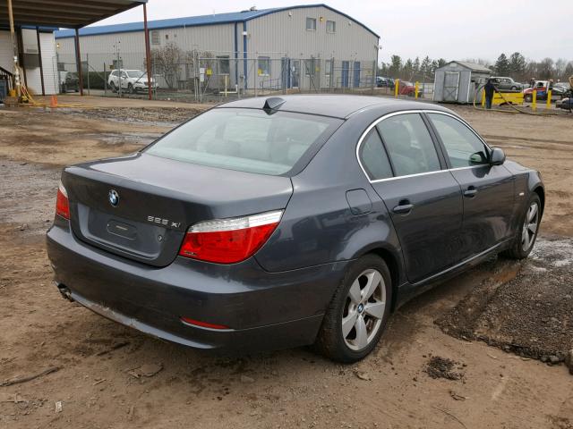 WBANV13568CZ57583 - 2008 BMW 528 XI GRAY photo 4