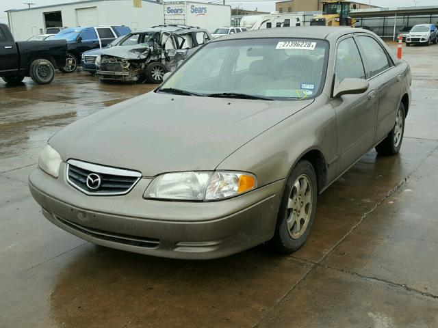 1YVGF22C5Y5176227 - 2000 MAZDA 626 ES TAN photo 2