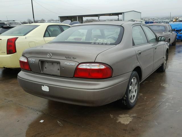 1YVGF22C5Y5176227 - 2000 MAZDA 626 ES TAN photo 4