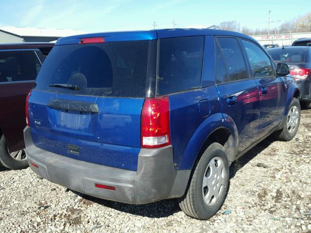 5GZCZ33D25S834011 - 2005 SATURN VUE BLUE photo 4