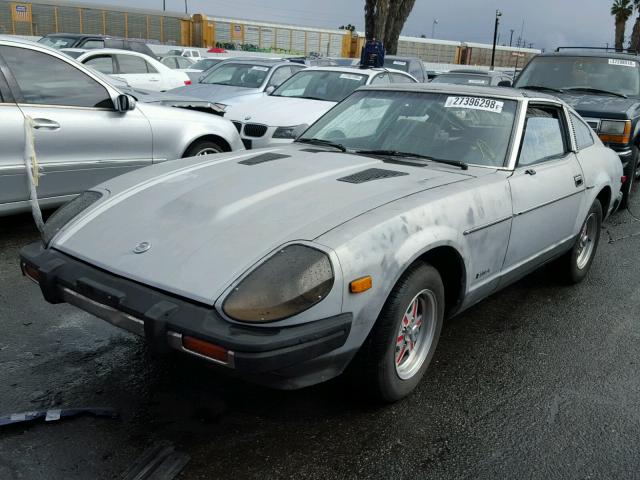 JN1HZ04S1BX266774 - 1981 DATSUN 280ZX SILVER photo 2