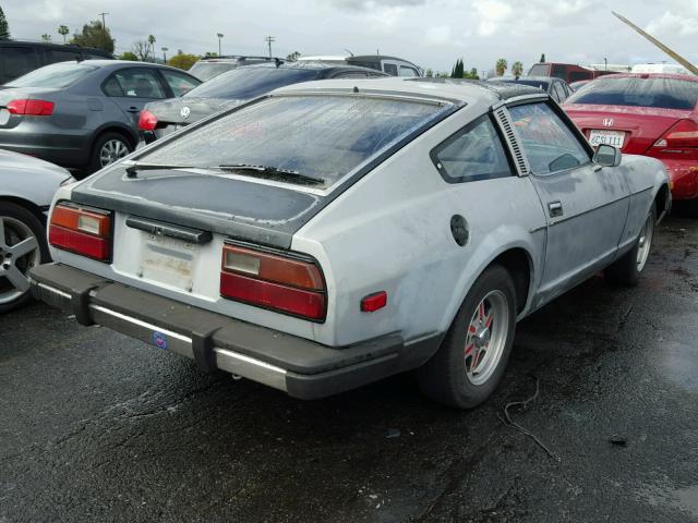 JN1HZ04S1BX266774 - 1981 DATSUN 280ZX SILVER photo 4