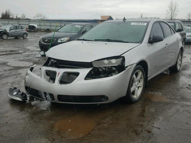 1G2ZG57N484182022 - 2008 PONTIAC G6 BASE SILVER photo 2