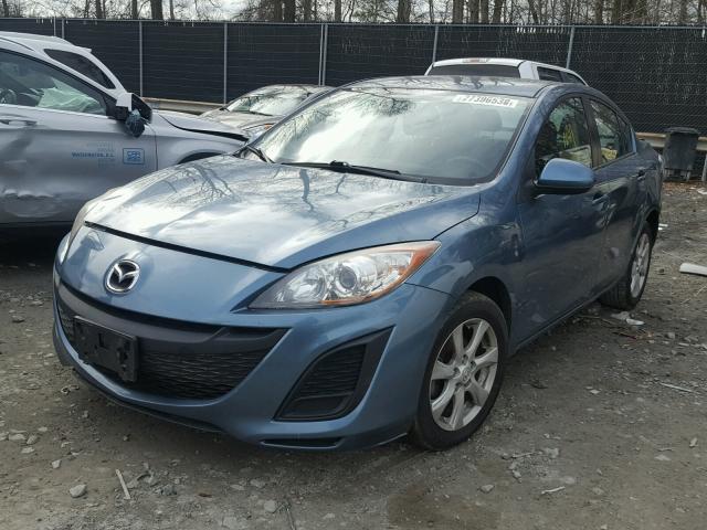 JM1BL1SG8A1260268 - 2010 MAZDA 3 I BLUE photo 2