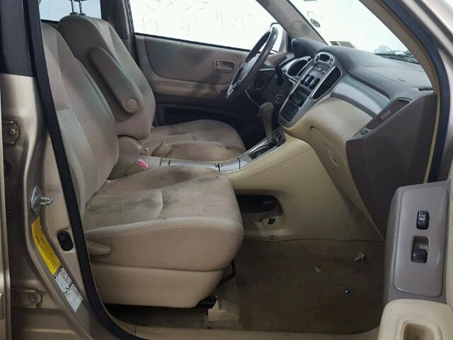 JTEHD21A670046464 - 2007 TOYOTA HIGHLANDER GOLD photo 5