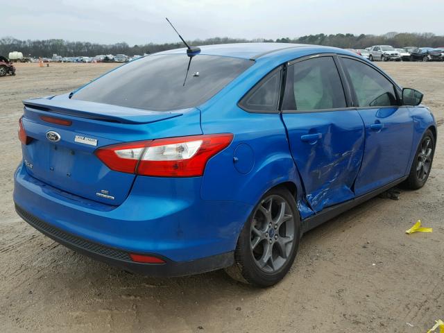 1FADP3F2XDL155429 - 2013 FORD FOCUS SE BLUE photo 4