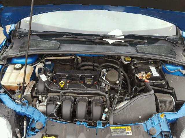 1FADP3F2XDL155429 - 2013 FORD FOCUS SE BLUE photo 7