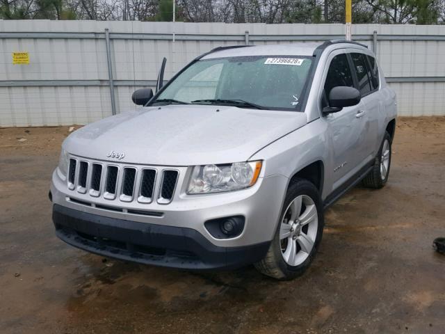 1J4NT1FB3BD146765 - 2011 JEEP COMPASS SP WHITE photo 2