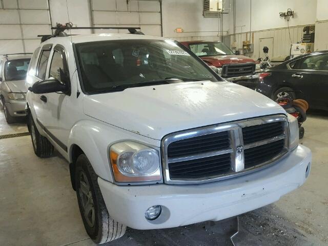 1D4HB48N26F179168 - 2006 DODGE DURANGO SL WHITE photo 1