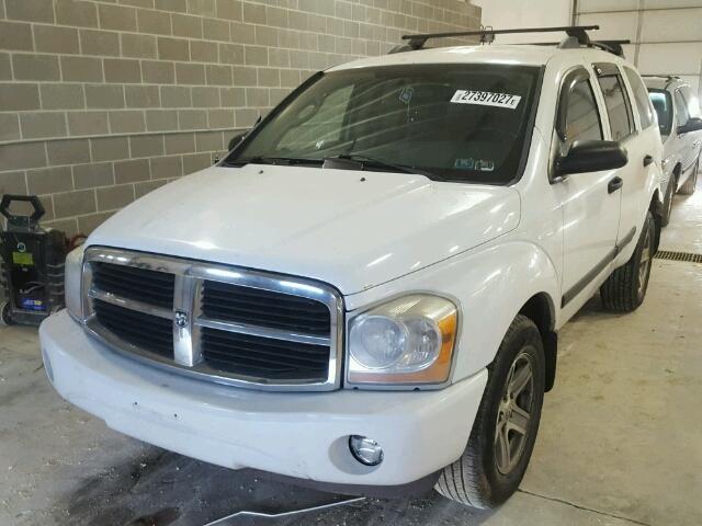 1D4HB48N26F179168 - 2006 DODGE DURANGO SL WHITE photo 2