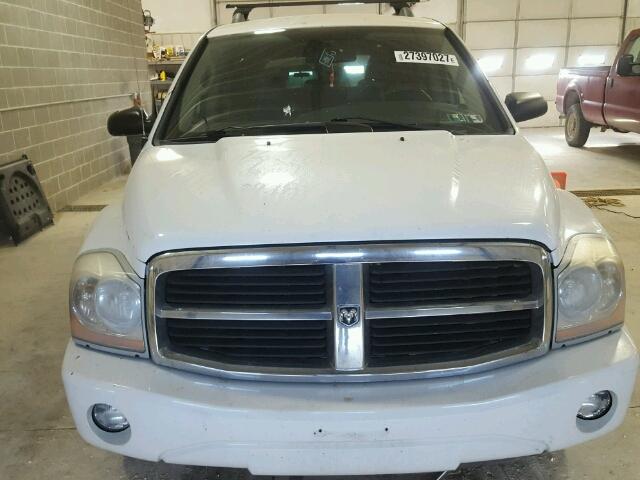 1D4HB48N26F179168 - 2006 DODGE DURANGO SL WHITE photo 9