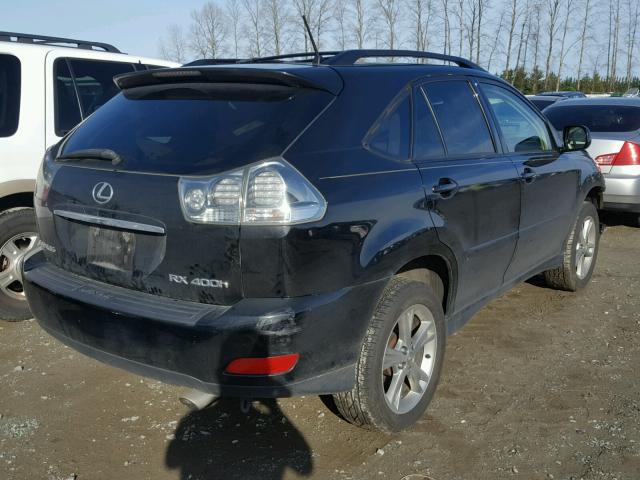 JTJHW31U260019403 - 2006 LEXUS RX 400 BLACK photo 4