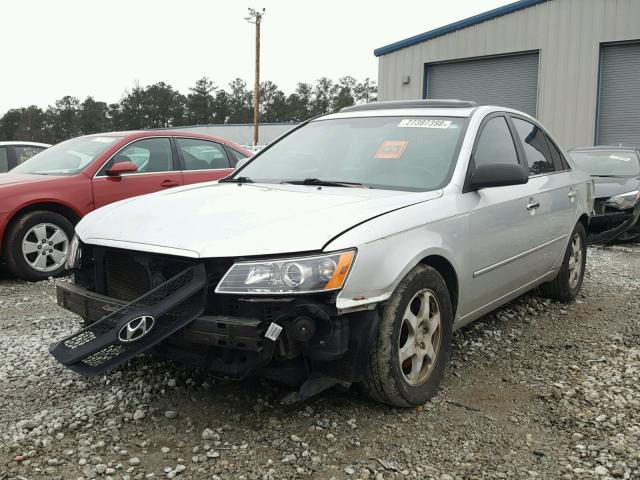 5NPEU46FX6H020880 - 2006 HYUNDAI SONATA GLS SILVER photo 2