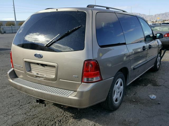 2FMZA51624BA69602 - 2004 FORD FREESTAR S TAN photo 4