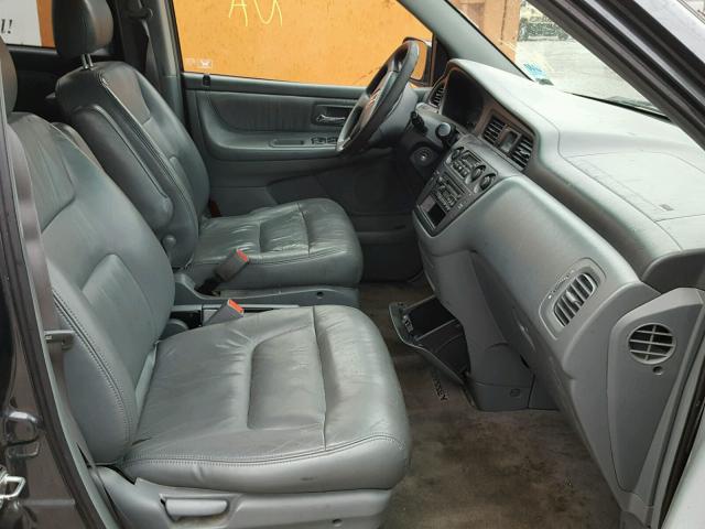 5FNRL18974B039294 - 2004 HONDA ODYSSEY EX GRAY photo 5