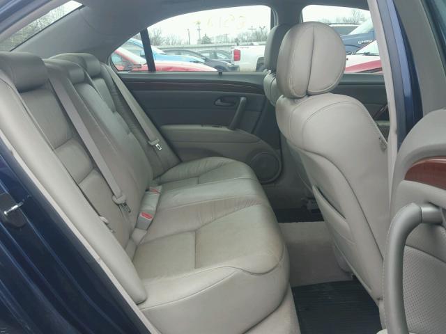 JH4KB16565C008460 - 2005 ACURA RL ლურჯი ფოტო 6