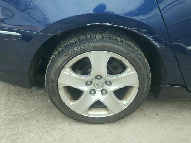 JH4KB16565C008460 - 2005 ACURA RL ლურჯი ფოტო 9