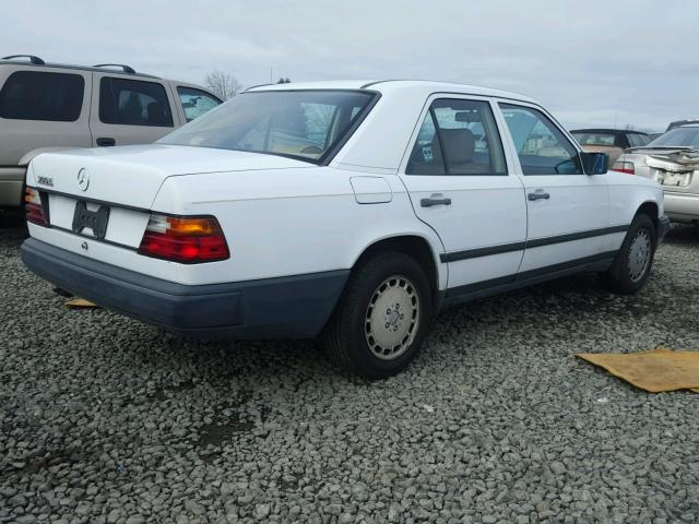 WDBEA30D4GA184076 - 1986 MERCEDES-BENZ 300 E WHITE photo 4