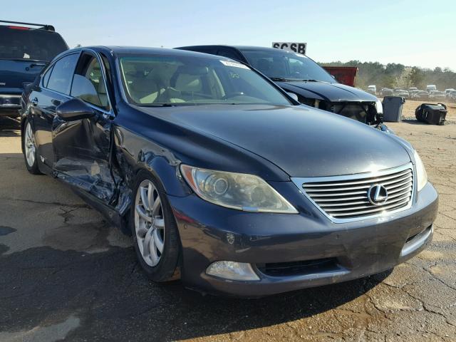 JTHGL46F375003396 - 2007 LEXUS LS 460L GRAY photo 1