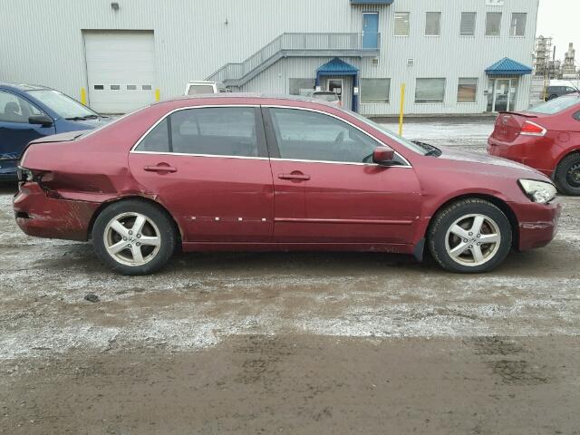 1HGCM56693A808857 - 2003 HONDA ACCORD EX RED photo 9