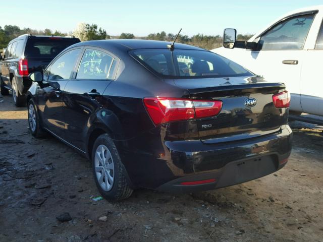 KNADM4A35F6438165 - 2015 KIA RIO LX Սև լուսանկար 3