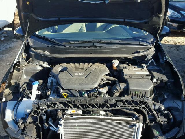 KNADM4A35F6438165 - 2015 KIA RIO LX Սև լուսանկար 7