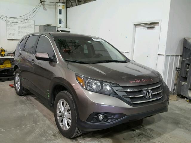 5J6RM4H51EL007350 - 2014 HONDA CR-V EX GRAY photo 1