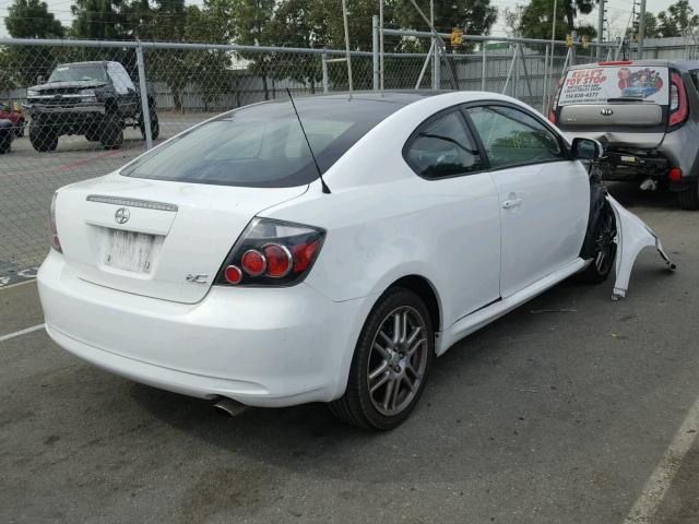 JTKDE167X80253344 - 2008 TOYOTA SCION TC 白色 照片 4